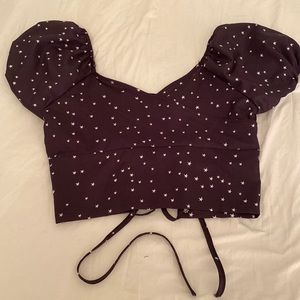 Star tie back top
